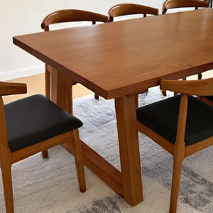 Retro Solid Wood Table - Mr Nanyang