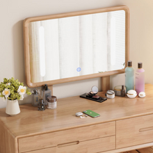 Load image into Gallery viewer, Wooden Vanity Table Set with LED Mirror - Multi-Functional - Mr Nanyang