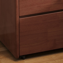 Load image into Gallery viewer, Triple-Tier Wooden Storage - Wheeled Cabinet System - Mr Nanyang