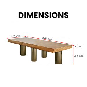 Goldenwood Fusion Wooden Dining Table - Mr Nanyang