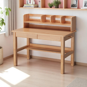 EcoStudy Master SolidWood Table with Drawers and Organizer - Mr Nanyang