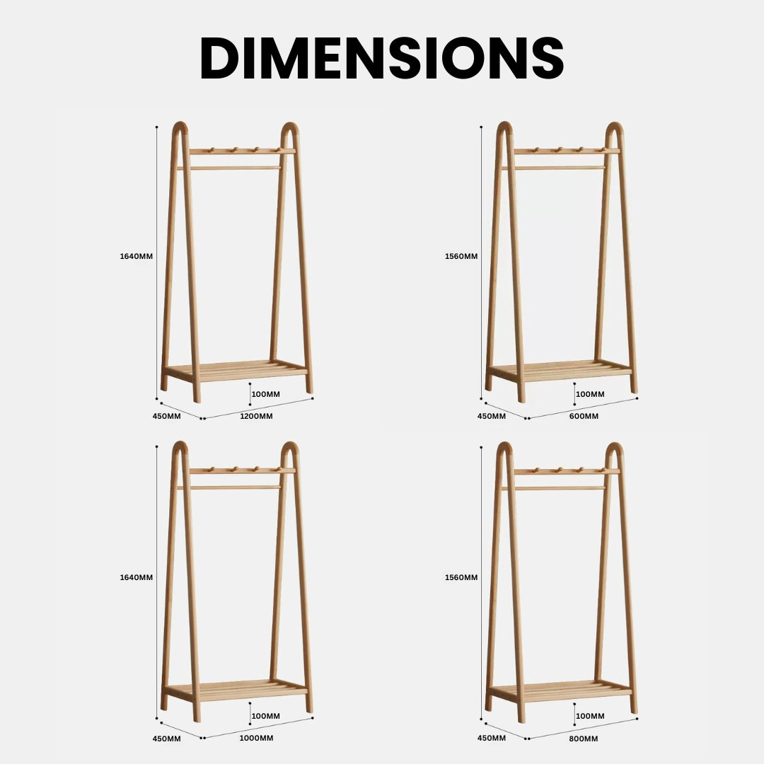 Solid Beechwood Clothes Hanger Rack Mr Nanyang