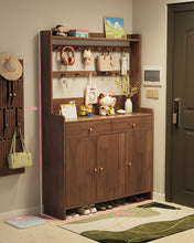 Load image into Gallery viewer, Tall shoe cabinet dimensions — 80 or 120cm wide, 35cm deep, 180cm high