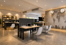 Load image into Gallery viewer, ProStation office workstations in a multi-desk office layout