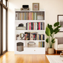 Load image into Gallery viewer, Modular Wood Bookshelf - 3-Piece Glass Door System - Mr Nanyang