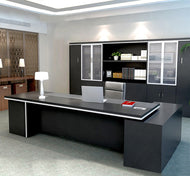 Executive Elegance Office L-Shaped Desk - Mr Nanyang