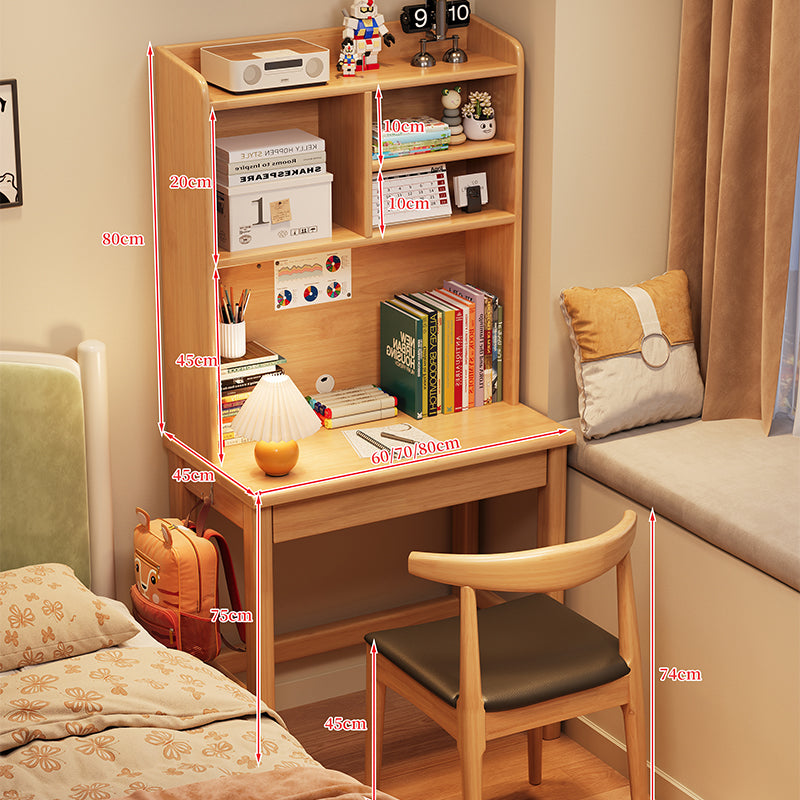 Mini Small Study Table Compact Study Table with Bookshelf - Mr Nanyang
