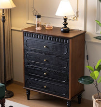 Load image into Gallery viewer, French Retro Chest of Drawers Singapore – 4-Drawer Solid Wood Bedroom Dresser