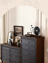 Load image into Gallery viewer, Wide Dresser Singapore – 6-Drawer Solid Wood Double Chest for Master Bedrooms