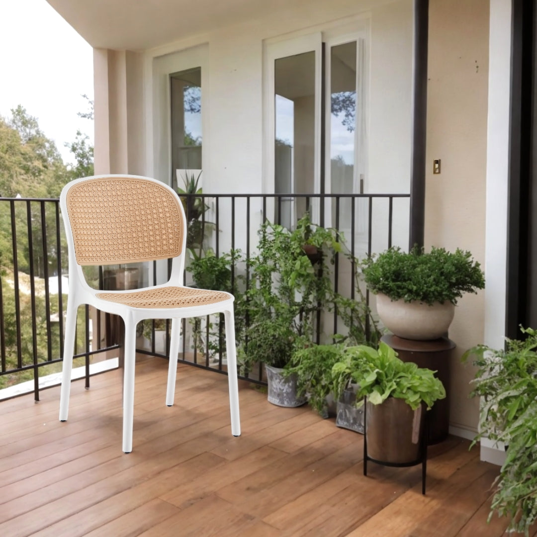 Charm Plastic Rattan Chair - Mr Nanyang