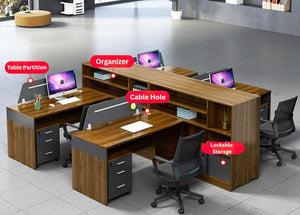 VersaShelf Office Workstation Desk System - Mr Nanyang
