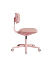 Load image into Gallery viewer, Blush Rose pink SwivelSmart 3.0 armless study chair, side view