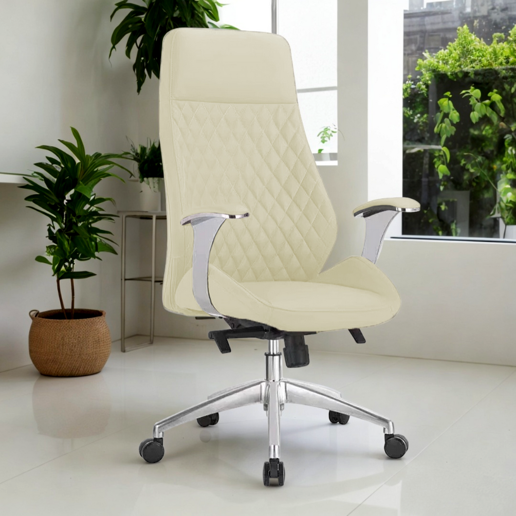 Mige PU Leather Swivel Office Chair - Mr Nanyang