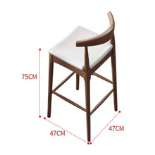 Load image into Gallery viewer, Nordic Loft Solid Wood Barstool
