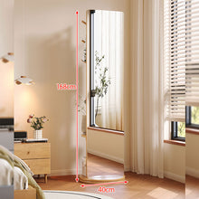 Load image into Gallery viewer, Standing_Mirror_Clothes_Rack_with Hooks