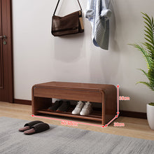 Load image into Gallery viewer, Solid Wood Bench and Shoe Storage Singapore — Wooden Entryway Organiser