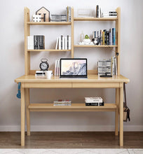 Load image into Gallery viewer, Simple Desk with Shelf Study Table - Mr Nanyang