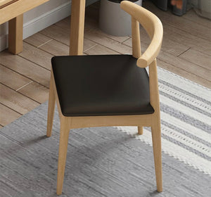 Solid Wood Dining Chair Study Chair - Mr Nanyang