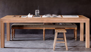Simple Wooden Table for Home and Offices - Mr Nanyang
