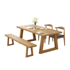 Retro Solid Wood Table - Mr Nanyang