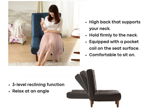 ZenLounge Elegant Reclining Sofa - Mr Nanyang