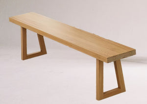 Retro Solid Wood Bench - Mr Nanyang