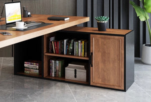 Solid Wood Office Desk, Office Table, Manager Desk - Mr Nanyang