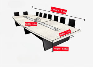Boat Conference Table or Meeting Table - Mr Nanyang
