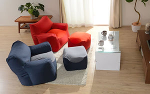 RelaxRest Bean Bag Sofa & Ottoman Suite - Mr Nanyang