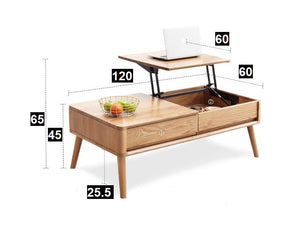 Lifting Coffee Table Nordic Style - Mr Nanyang