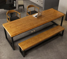 Load image into Gallery viewer, Solid Wood Desk | Dining Table | Conference Table - Mr Nanyang