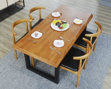 Load image into Gallery viewer, Solid Wood Dining Table with Live Edge - Mr Nanyang
