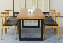 Load image into Gallery viewer, Solid Wood Dining Table with Live Edge - Mr Nanyang