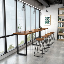Load image into Gallery viewer, Solid Wood Bar Table: Bar Stool - Mr Nanyang