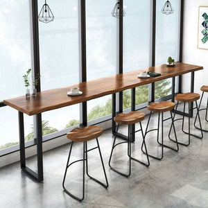 Solid Wood Bar Table| Bar Stool - Mr Nanyang