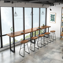 Load image into Gallery viewer, Solid Wood Bar Table| Bar Stool - Mr Nanyang