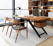 Load image into Gallery viewer, Solid Wood Office Table| Soho Desk - Mr Nanyang
